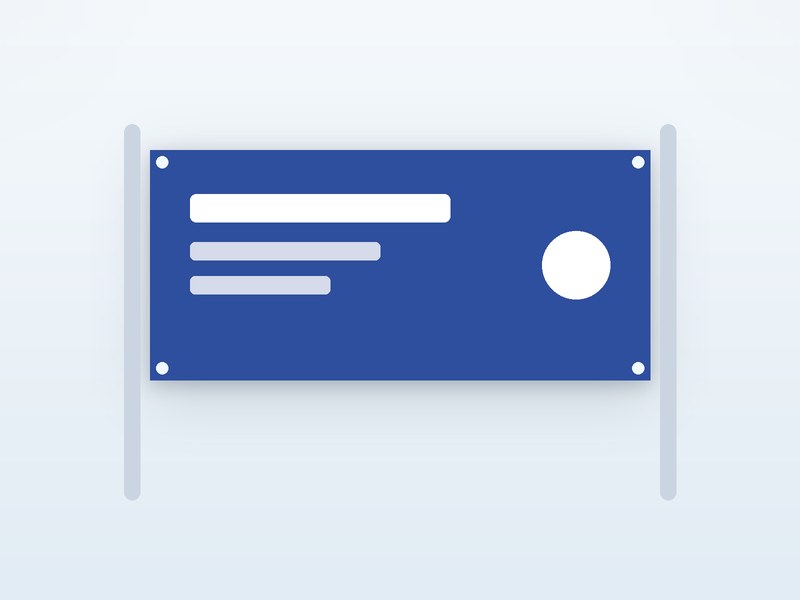 Sign, Banner, or Poster